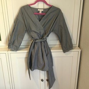 Striped maternity top